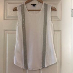 JCrew Sequined Detailed Tank